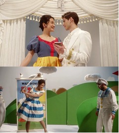 ディズニー世界で美女早着替え、CGなしの90秒ワンカットムービー。