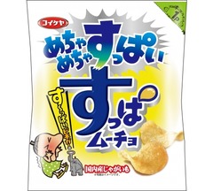 超すっぱい「すっぱムーチョ」、さっぱりビネガー味の約40倍の酸味料。