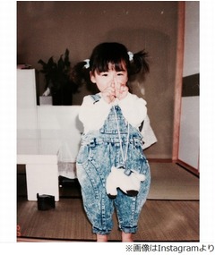 &ldquo;黒髪&rdquo;2歳のE-girls・Amiに絶賛「金髪にしたらまんま」「面影ある」。