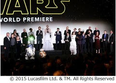 ハリウッド史上最大規模の「スター・ウォーズ」ワールド・プレミア。
