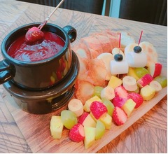 成城石井ワインバーでチョコフォンデュ食べ放題