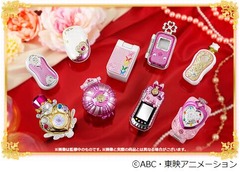 プリキュアのミニ変身アイテム、完全再現した9個セットを限定販売。