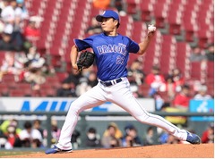 力投する大野　プロ野球