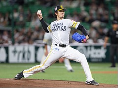 開幕投手へ順調＝上沢、納得の４回無失点―プロ野球オープン戦・ソフトバンク