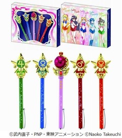 セーラー戦士5人揃った指示棒、「プラネットアタックセット」受注販売。