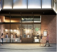 プロントの新コンセプト店、立ち飲み＆自販機導入