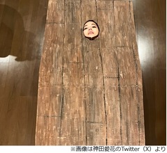 神田愛花、独特すぎるハロウィンの仮装&ldquo;フローリング&rdquo;を披露