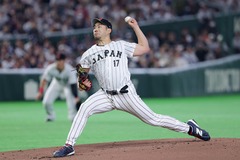 力投する菊池　野球