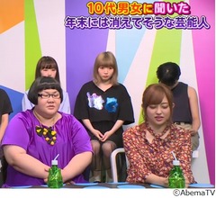 10代が思う「年末には消えてそうな芸能人」