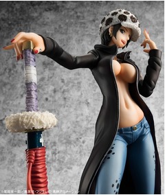 トラファルガー・ローが女体化、「ONE PIECE」の性別逆転シリーズ。