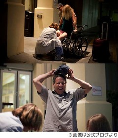 屋外の緊迫出産シーンが話題に、病院到着も間に合わず車いすで出産。