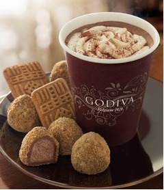 温かいGODIVAショコリキサー、寒い冬にぴったりな冬限定フレーバー。