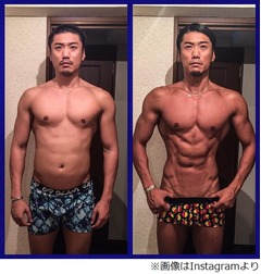 金子賢&ldquo;4か月半で激変&rdquo;写真、ビフォー／アフターの比較が話題に。