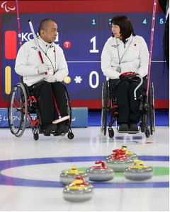 ベテランペア、集中欠く＝「記憶にない」無得点〔パラリンピック〕
