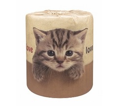 猫好きのためのキュートなトイレットペーパー