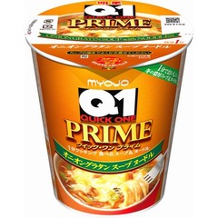 濃厚オニグラに香ばしいめん、明星食品が「Quick1 PRIME」第2弾。