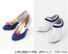 江戸川コナン衣装風のパンプス、怪盗キッドをイメージのブーティも。
