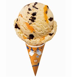 サーティワンのハロウィン新作、ピーナッツ香るアイスクリーム。