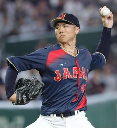 力投する曽谷　野球