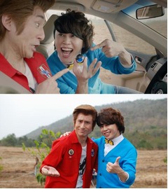 TMR西川となだぎがタイで疾走、「消臭力」でおなじみの2人が新CM。