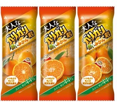 みかん果汁44％使用の&ldquo;ジューシーなガリガリ君&rdquo;「大人なガリガリ君濃いみかん」