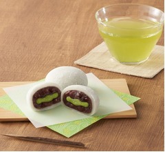 井村屋、福寿園監修抹茶クリーム&times;つぶあんの&ldquo;冷凍大福&rdquo;