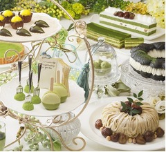 祇園辻利の宇治抹茶使ったスイーツ食べ放題