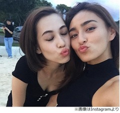 長谷川潤＆水原希子の&ldquo;キス顔&rdquo;ショット