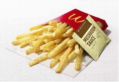 マックポテトに新シーズニング、「マッシュルーム味」が初登場。