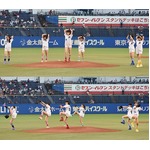 6人組アイドル・La PomPonの魔球に球場沸く