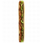 長さ35cmのガッツリブサンド、ロッテリアが3日間限定で発売へ。