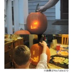 &ldquo;テトリスができる&rdquo;カボチャ、ヘタがコントローラー代わりに。