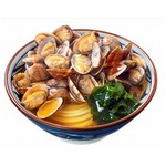 麺隠れるほどのあさりうどん、丸亀製麺が春の期間限定メニュー。