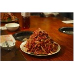 牛角が大食いチャレンジ企画、「カルビ専用ごはん専用カルビ」2,9kg。