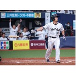 吉田のソロ本塁打　野球