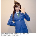 「コナン」毛利蘭の髪型を再現、へアセットの段階から動画で紹介。