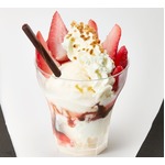 &minus;196℃の液体窒素で瞬間凍結させたアイス