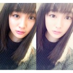 大友花恋の&ldquo;加工前&rdquo;自撮りに絶賛