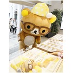 リラックマに特注「JINS PC」、コラボモデル発売記念イベントに登場。