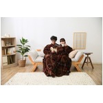 リア充用のカップルで着る毛布、思う存分くっつける嬉しいデザイン。