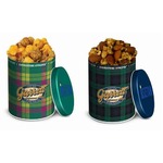 ギャレット&times;伊勢丹のコラボ缶、象徴的な2種のタータンデザイン。