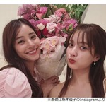 新木優子「私の癒しのプリンセス」谷まりあと&ldquo;女神&rdquo;2ショット