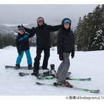 ベッカム家のスキー旅行、父は歯折り子は骨折り