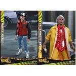 マーティとドクを忠実に立体化、ホバーボードやスポーツ年鑑も再現。