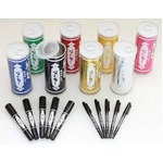 キュートな「マッキー」の缶詰、定番油性マーカー10本をスチール缶に。