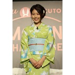 有村架純がさわやかな浴衣姿、au&times;HAKUTO MOON CHALLENGEアンバサダーに。