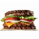 バーガーキング初&ldquo;バンズなし&rdquo;肉で挟んだ巨大バーガー