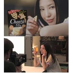 ずっとカメラ目線に吉高照れる、「チーザ」新CMでお茶目な仕草も。