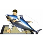 世界初、まぐろに寝技かけられる食堂