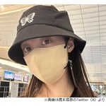 橋本環奈が報告「遠くへ行ってました。無事帰国。ふふふ」